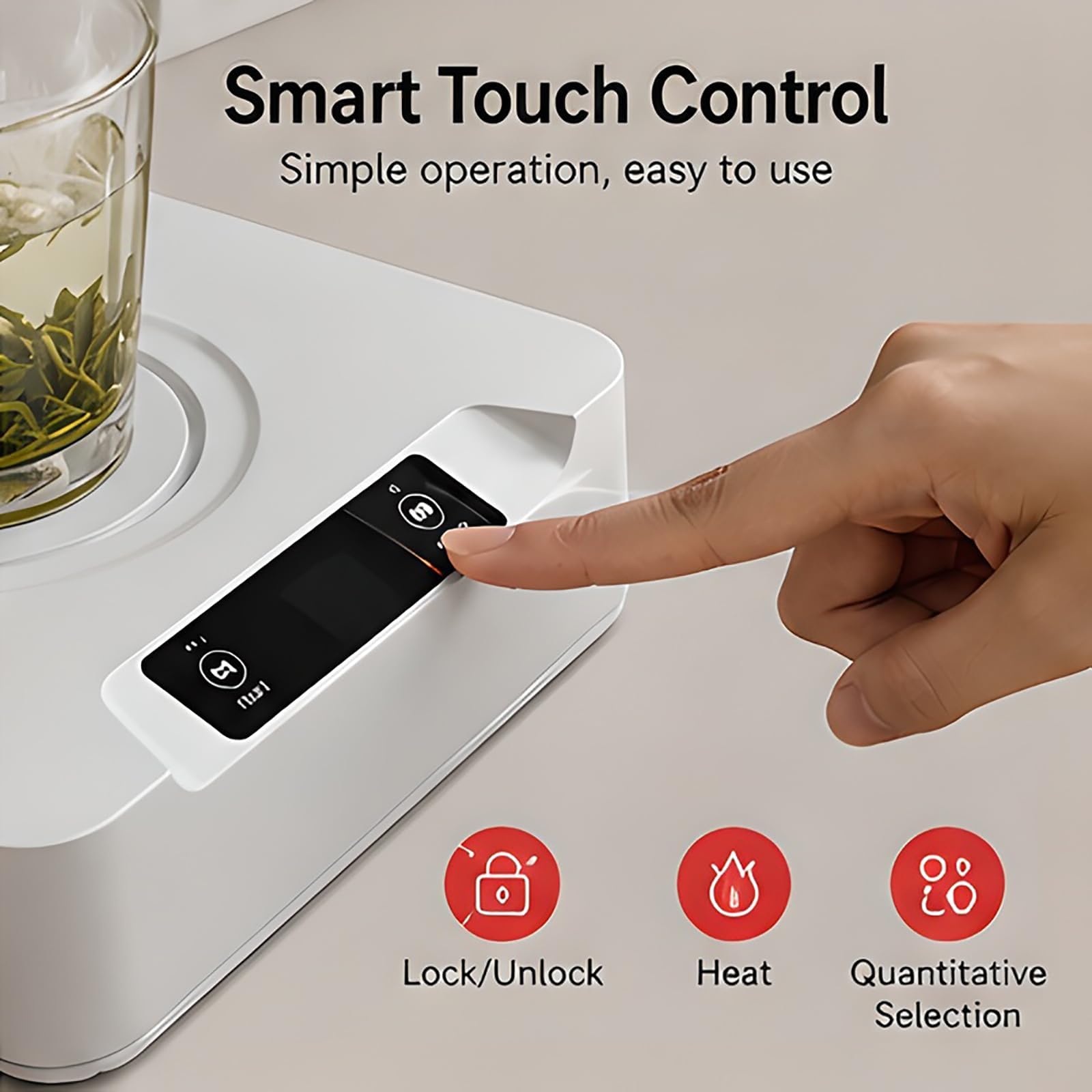 Elektrische Wasserflaschenpumpe, USB-Spender mit 4-Stufen-Steuerung | Tragbare automatische Trinkwasserpumpe mit quantitativer Dosierung, geräuscharmem Betrieb und One-Touch-Bedienung