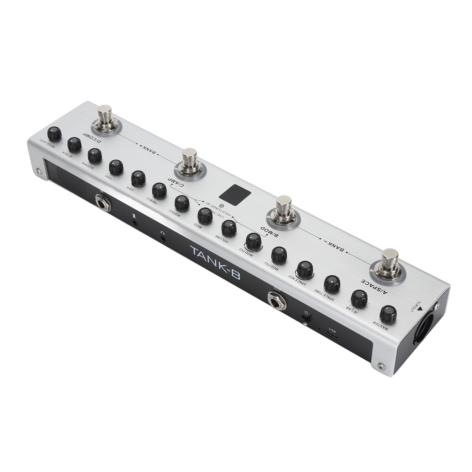 Generic Pedale Multieffetto per Chitarra Elettrica con 36 Suoni per Professionisti e Hobbisti