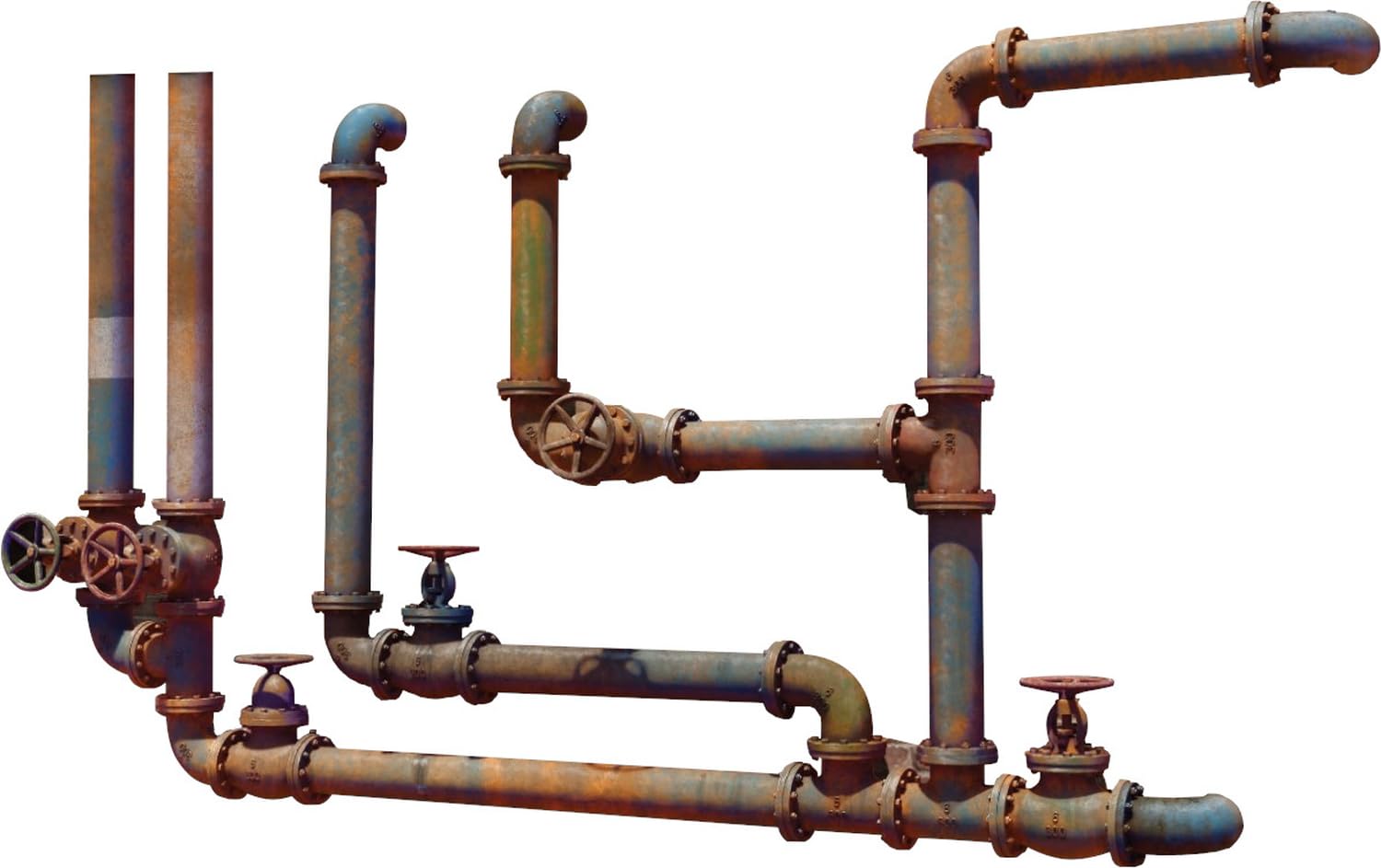Miniart 1:35 - Pipeline Set, Molded Color, ミニチュア