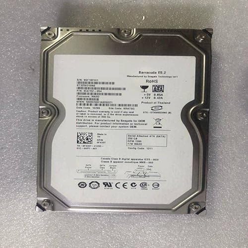 Quasi per 3.5 8 MB per interno per server per 0F420T F420T ST3250310NS 7200 RPM hdd 250 GB s-ata