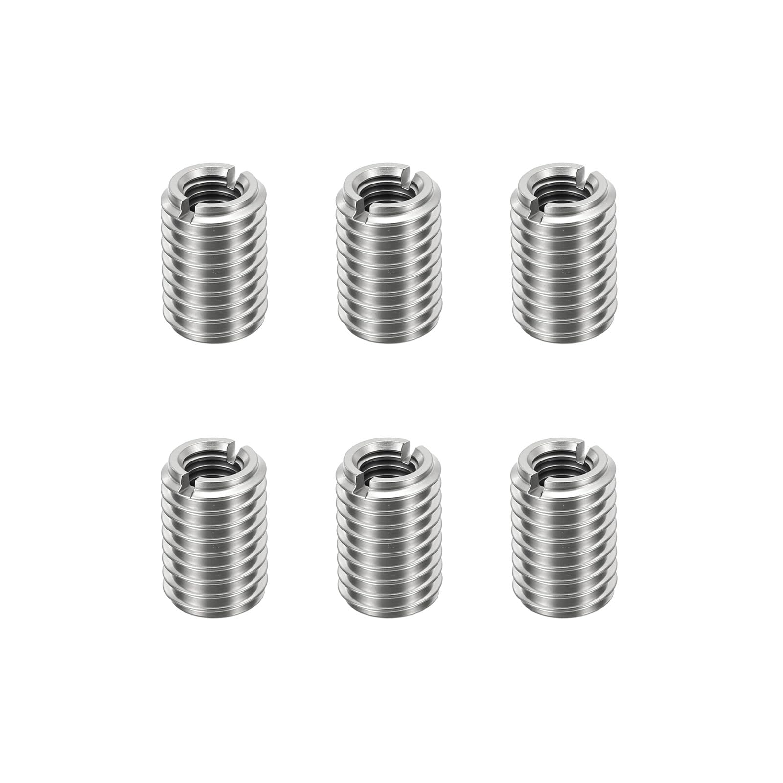 HiPicco 6Pcs Thread Adapter Sleeve Reducing Nut,M12 M to M10 F, 15mm Length