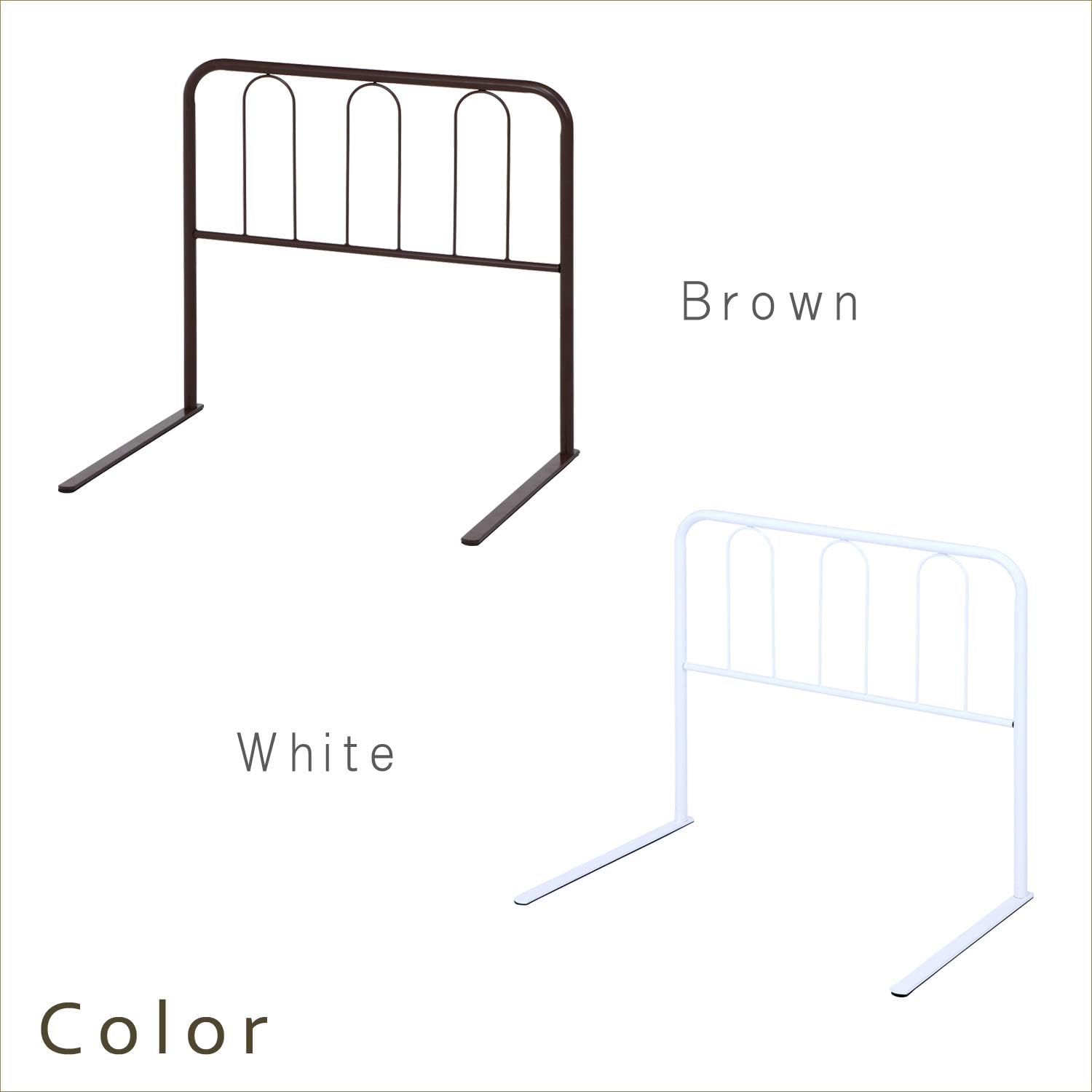 不二貿易(Fujiboeki) Fuji Boeki 15554 Bed Guard, Bed Fence, Adult, Width 23.6 x Depth 15.7 x Height 21.7 inches (60 x 40 x 55 cm), White, High Type, Fall Prevention, Futon Shift Prevention