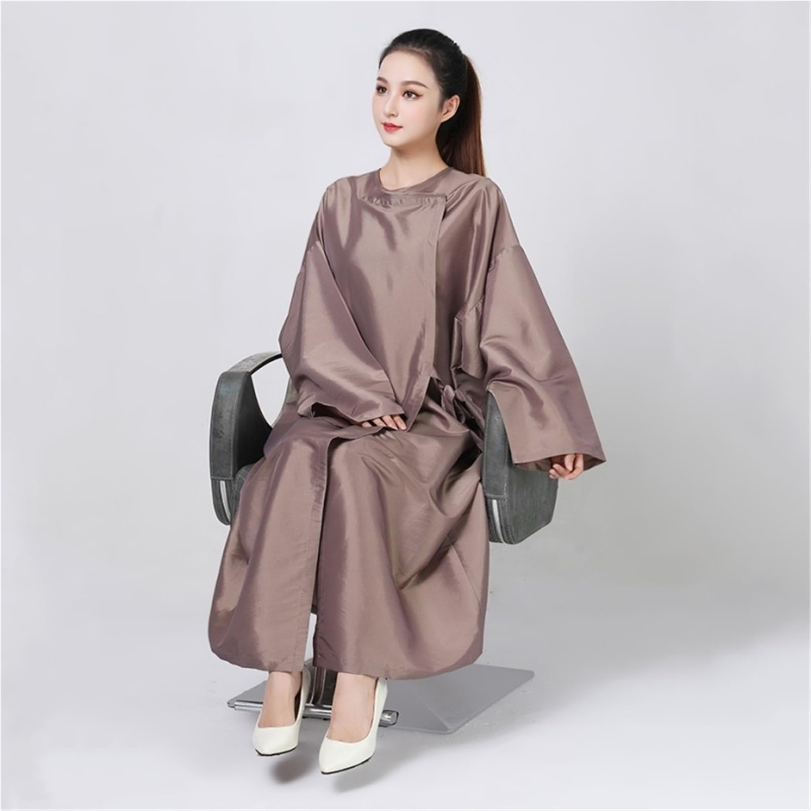 Mantella Parrucchiere Grembiule for abito da cliente del salone | Mantella da parrucchiere, abito for gli ospiti, camicia da notte, avvolgente