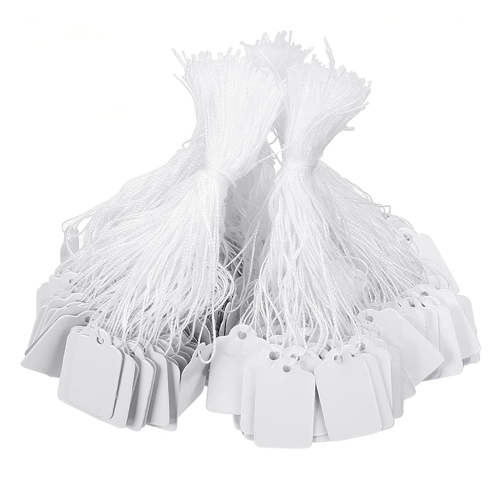 Buy 1000Pcs Jewelry Price Tags with String Attached, Marking Tags with