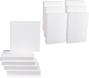 12x12x1.5 5Pack and 8x12x2 6Pack Foam Sheet Bundle