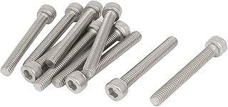 sourcingmap M6x45mm 304 Stainless Steel Hex K...,