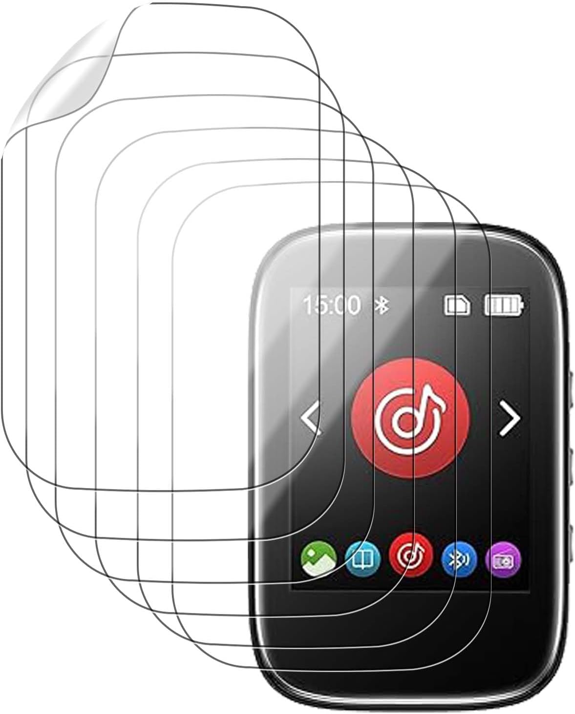 [4 Pack] For Colorcool A3 MP3 Player Screen Protector – Ultra-Clear PET Film with 6H Hardness,Anti-Scratch Bubble-Free HD Protective Film for Colorcool A3 Music Player