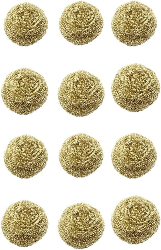 Lodokdre 12 Packs Solder Tip Cleaning Brass Wire Replacement Cleaning