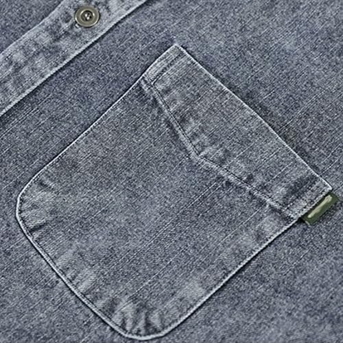 Chaqueta de mezclilla para hombre estilo casual slim fit miniatura 6