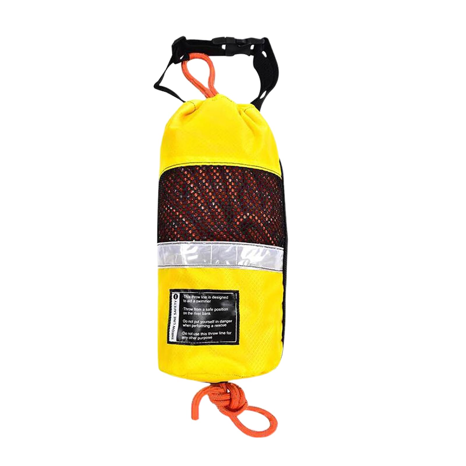Baoblaze Rope Throw Bag, Floating Throw Bag, Portable High Visibility Throwing Line, Throwing Bags for Water Rescue with Rope