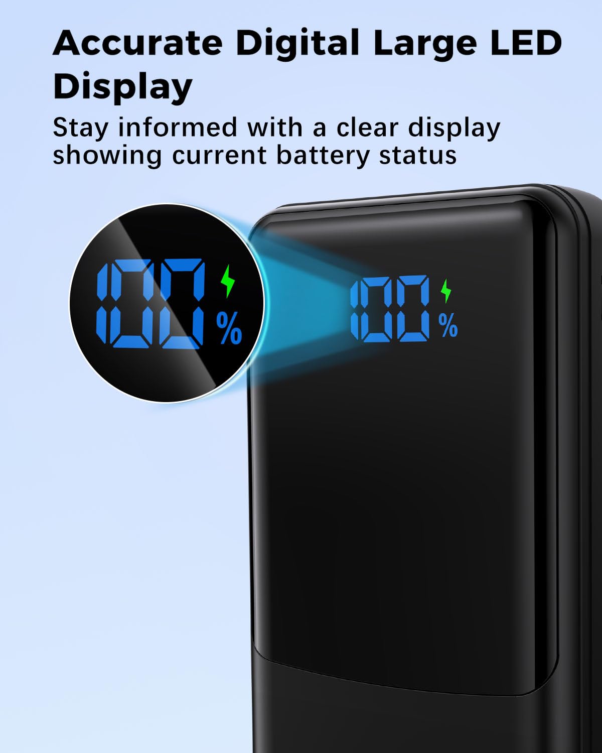 R2B Powerbank 30000 mAh - LED Display | Webwinkel