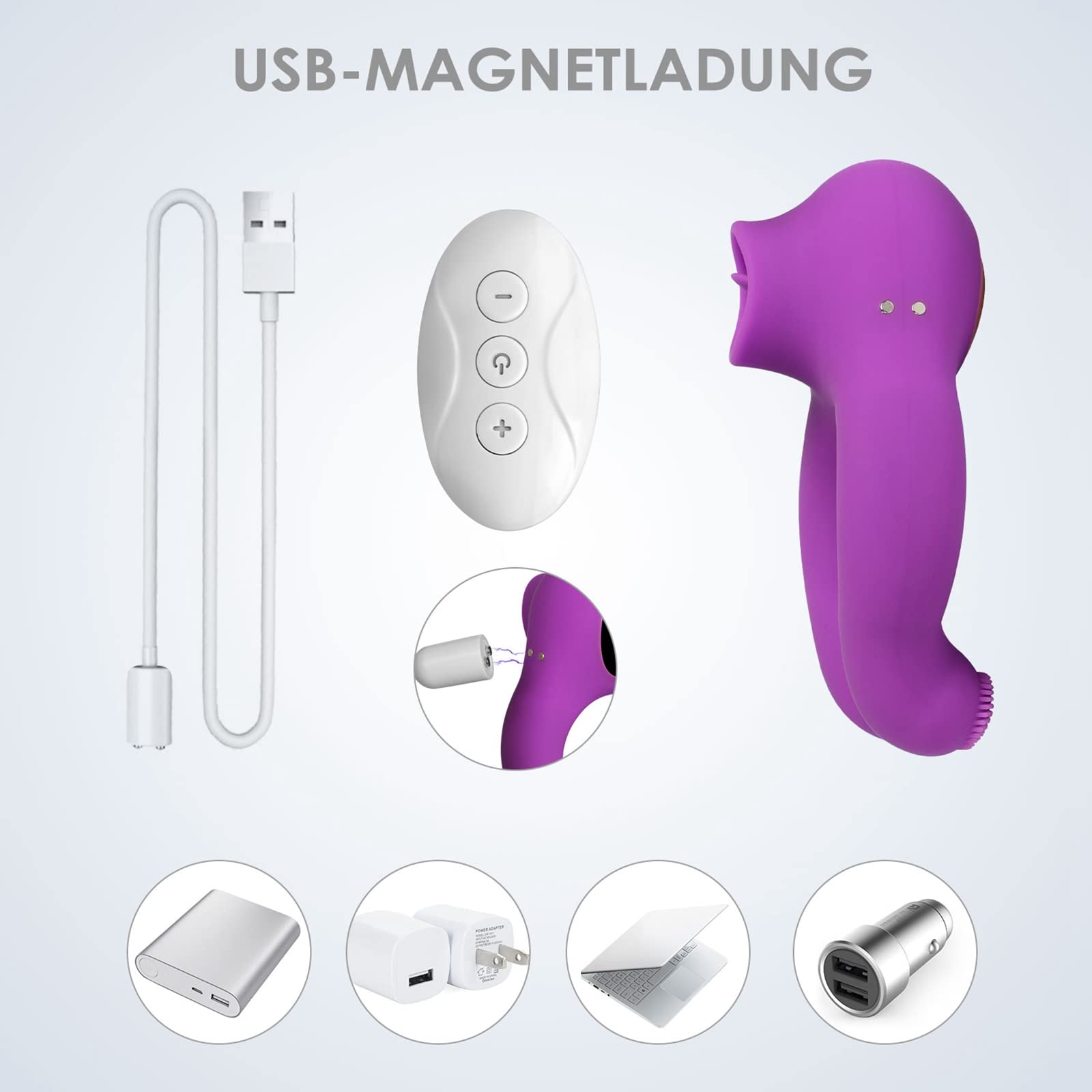 Juguetes sexuales para parejas y hombres con 3 motores - vibrador de anillo de pene con 7 modos de vibración y modos de lamer la lengua, vibradores sexuales de silicona para el clítoris