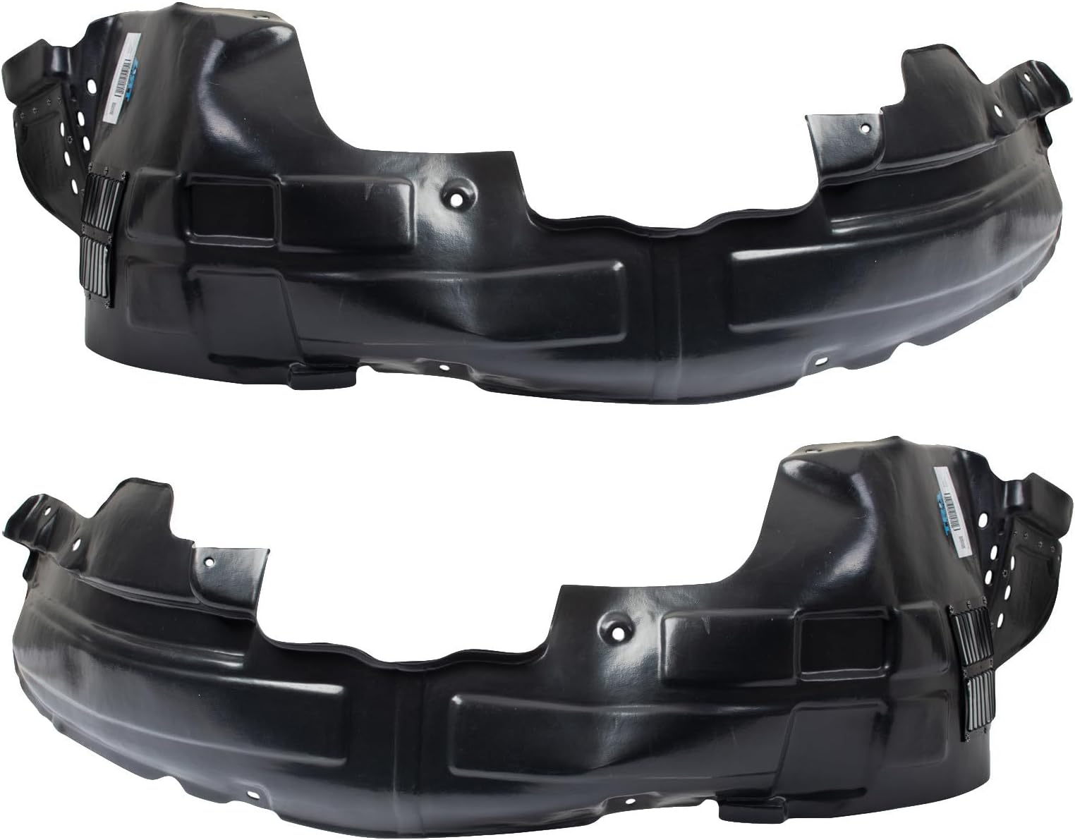 TRQ Front Inner Fender Liner Set Compatible with 2011-2013 Kia Sorento KI1248117 KI1249117
