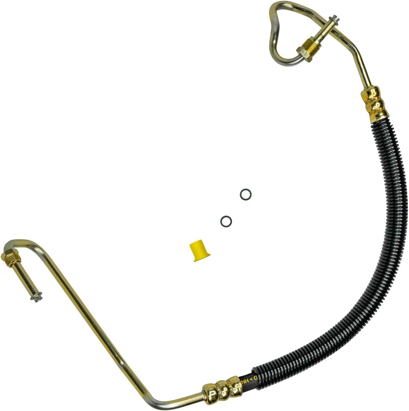Edelmann Elite 91984E Power Steering Pressure Hose - Car Accessories and Equipment, For Various 2012-00 GM Suburban, Yukon, 04-02 Chev. Avalanche, 00-99 GM Silverado, Sierra; W/Hydroboost Vehicles