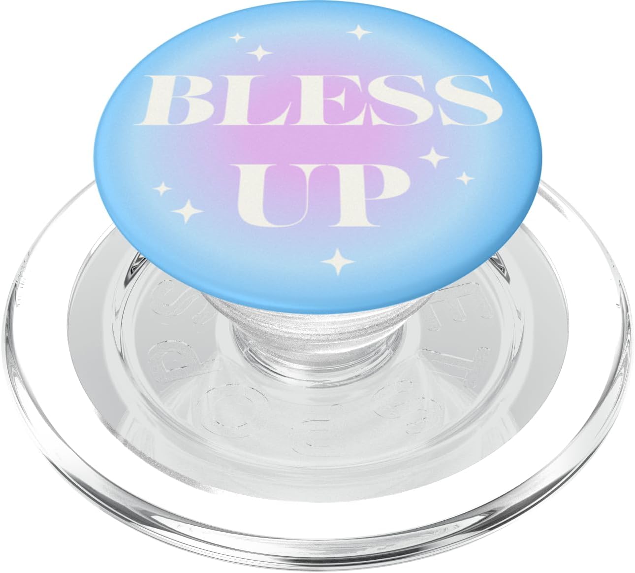 PopSockets Funny Phone Grip - Bless Up PopSockets PopGrip for MagSafe