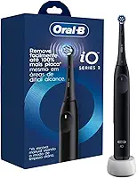 Escova de Dente Elétrica Oral-B Series iO2 para dentes 100% mais Limpos vs. uma Escova de Dente Manual Regular