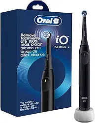 Escova de Dente Elétrica Oral-B Series iO2 para dentes 100% mais Limpos vs. uma Escova de Dente Manual Regular