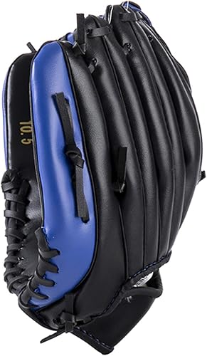 Miniatura 5 de Guante de béisbol, guante de lanzamiento de campo, béisbol deportivo, piel sintética, guantes para mano izquierda, varios tamaños + colores, apto