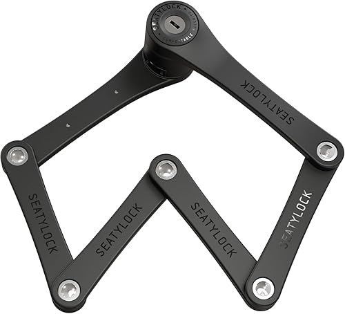 Miniatura 6 de Seatylock FoldyLock - Mini candado plegable para bicicleta, patentado y ligero, protector antirrobo con llave para scooter eléctrico y bicicletas