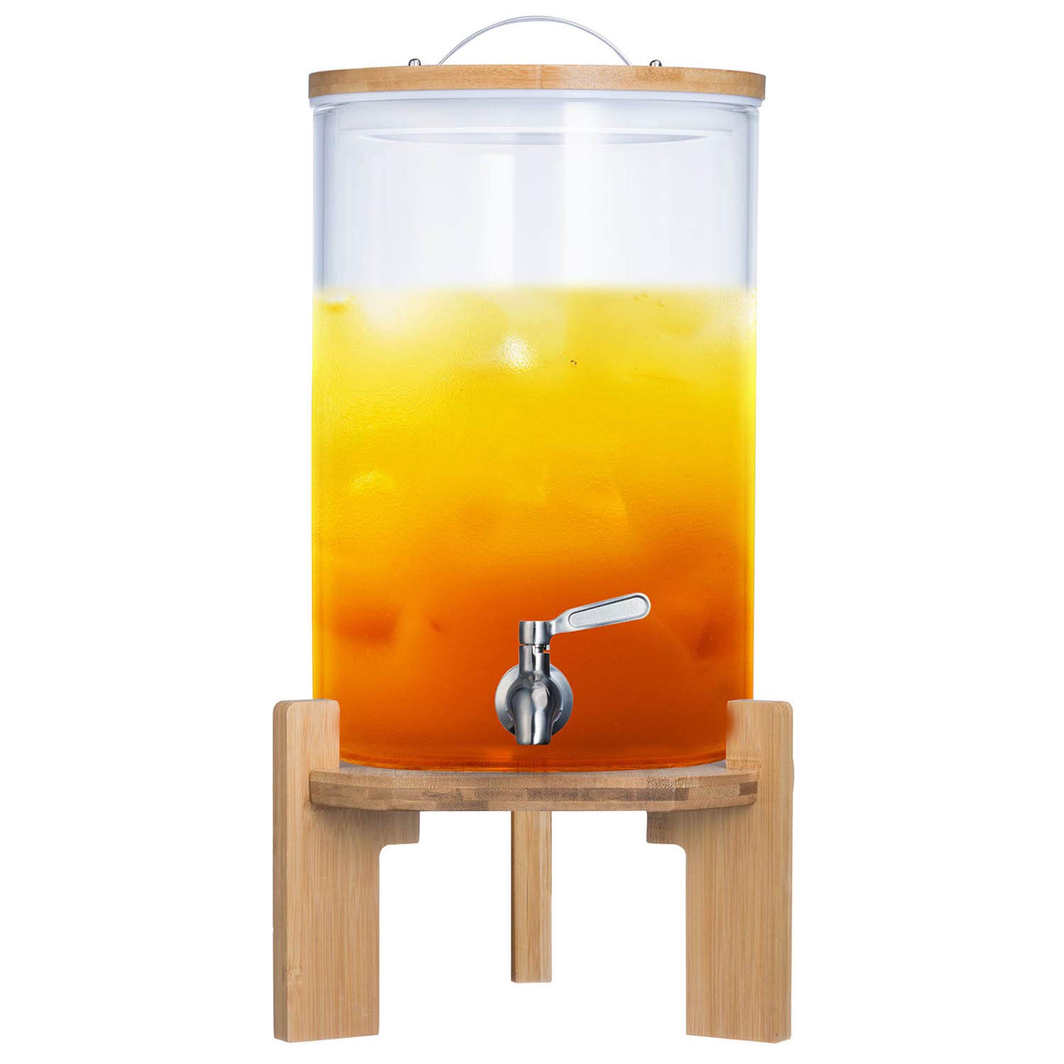 Buy Drink dispenser with dripproof tap made of stainless steel Glass
