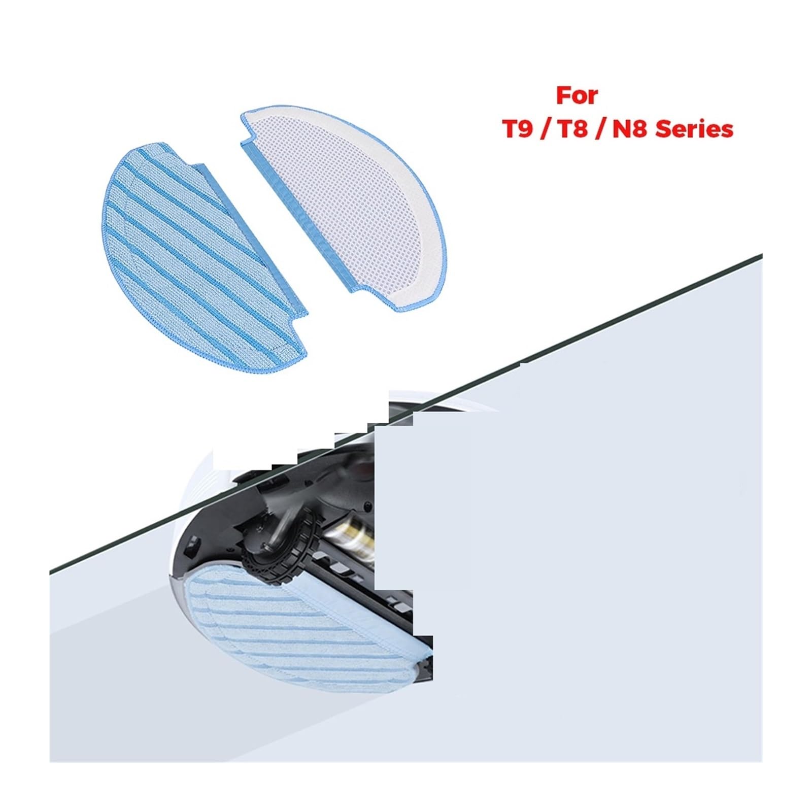 Ściereczka Z Mikrofibry Do Mopa Do Odkurzacza, Kompatybilna Z Ecovacst, T8 AIVI T8 Max N8 Pro Plus N8 Pro T9, Zmywalna Nakładka Do Mopa(20pcs)