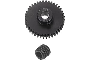uxcell Mod 1 40T Precision Rack and Pinion Gear