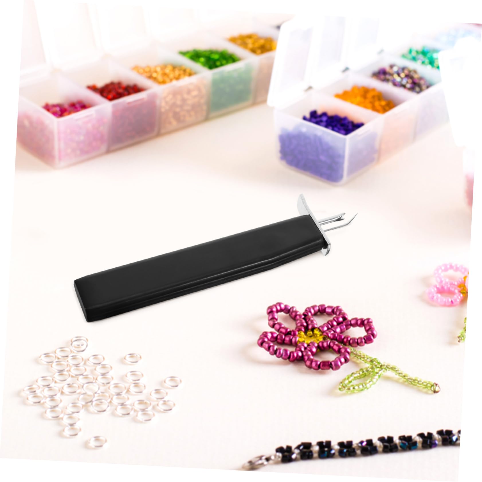 TEHAUX 5pièces Outil De Nouage De Fils à Perles Accessoire De Bijouterie Pour Nouage Précis Et Soigné Outil De Création De Bijoux