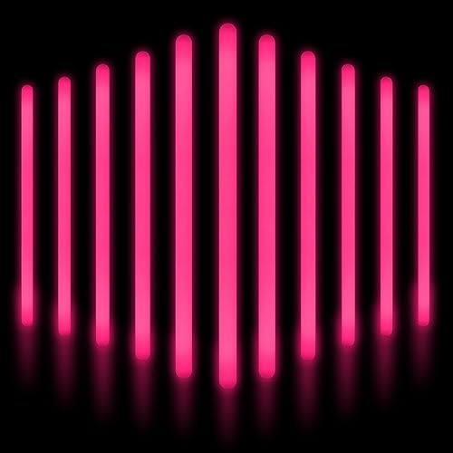 Vista 21 de 12 barras de luz de 14 pulgadas de grado industrial a granel de emergencia jumbo que brillan en la oscuridad, palillos brillantes grandes