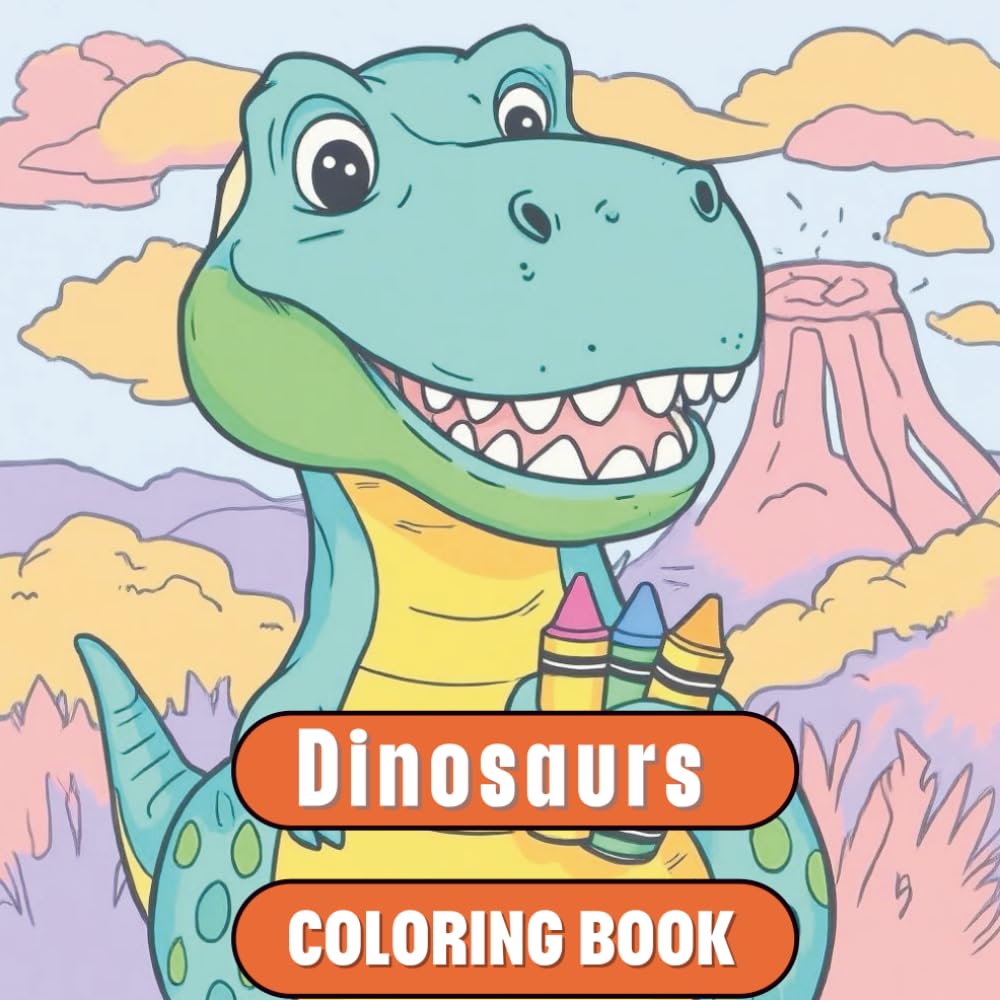 Dinosaurs: Coloring Book (Magical Adventures in the Green World)