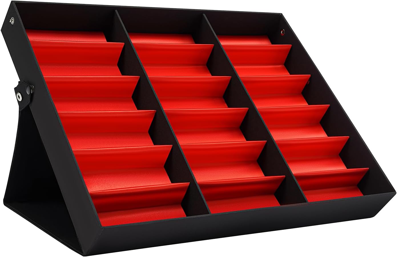 Sunglasses Organizer Storage 18 Slots Eyeglasses Holder for Men Women, Multiple Glasses Display Case