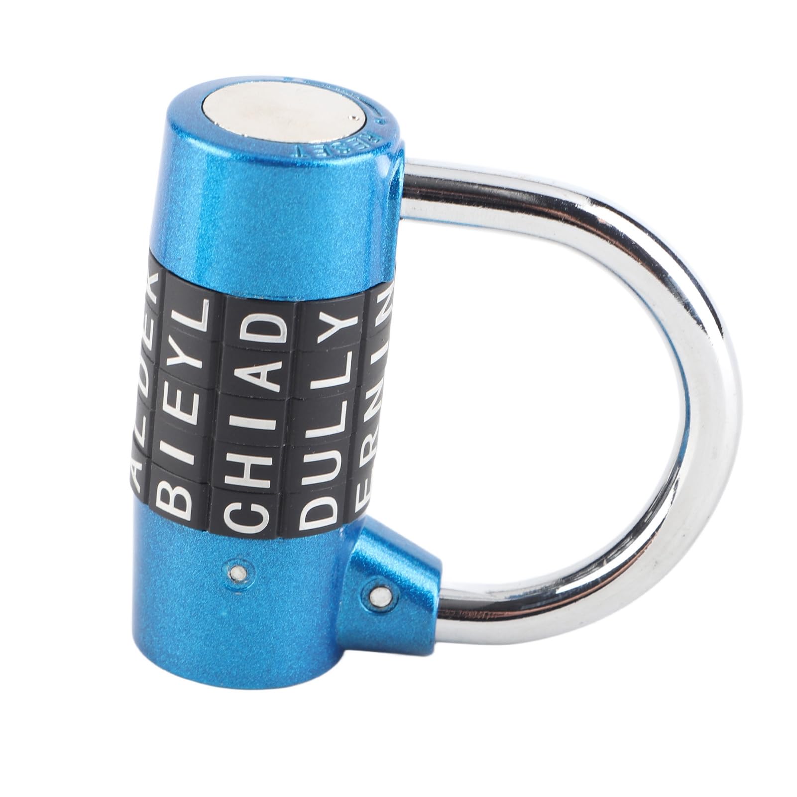 lyrlody Lucchetto a Combinazione 5 Cifre, Codice a Rotelle Numerico, Resettabile, in Lega di Zinco e Acciaio, per Valigia, Palestra, Borsa Viaggio, Porta (BLUE)