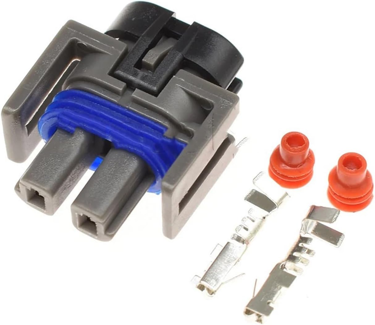 1-20 Kit 2 Hole Automotive Compressor Air Conditioner For 12162017 H1348-2P H1490-2P DJ70217A-1.5-11 21(Female set,20Sets)