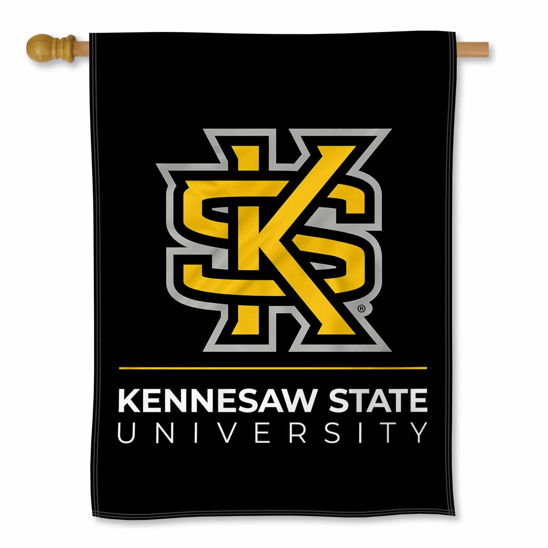 Kennesaw State Owls Double Sided House Banner Flag