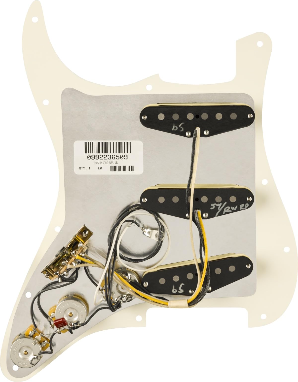 Amazon.com: Pre-Wired Strat  Pickguard, Pure Vintage '59 w/RWRP