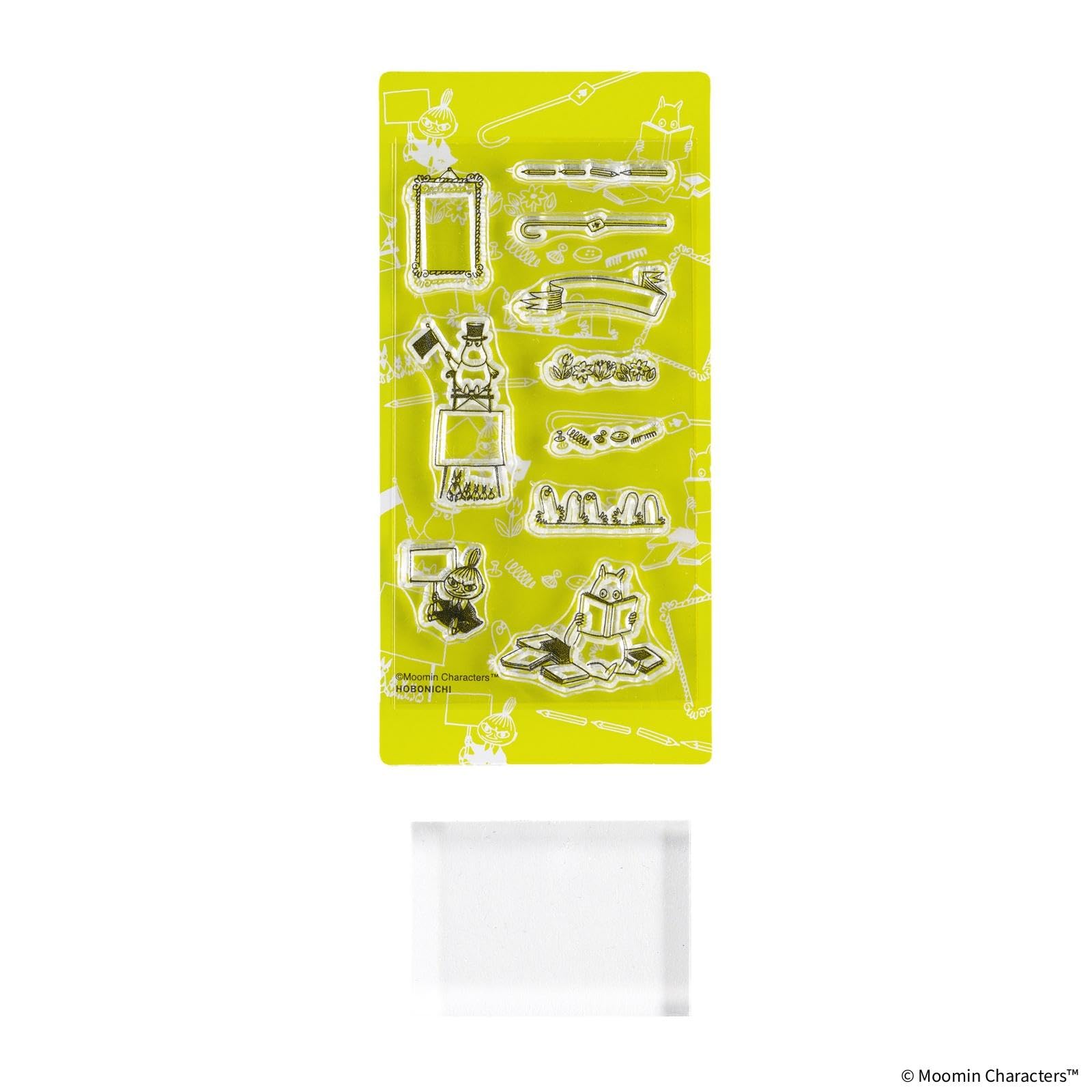 Hobonichi Techo Accessories – Moomin: Clear Stamp - Moomin (Frame)