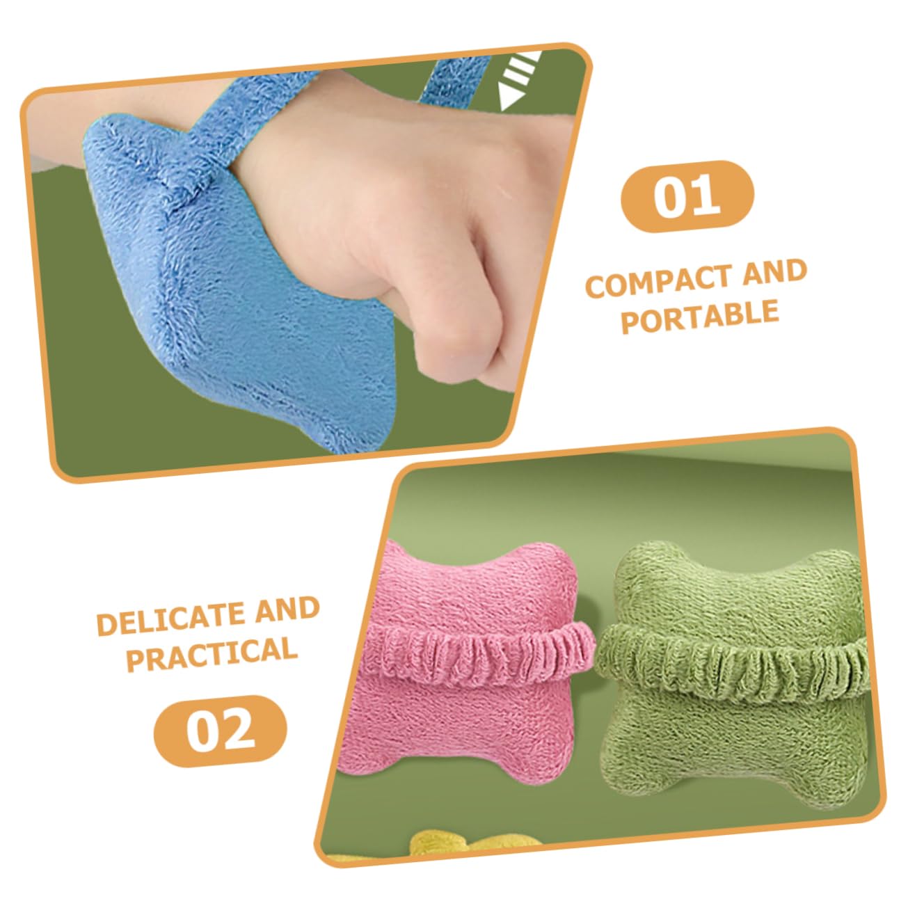 Operitacx 5 Set Supporto Da Polso Da Tavolo Piccolo Cuscino Da Polso Per Decompressione Mouse 4 Pezzi Tastiera Meccanica Senza Fili Mouse Cablato Mouse Da Gioco Cotone Di Seta 4 Pezzi * 5