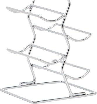 Amazon Basics Modern Style 12 Bottle Wine Rack 74cm Chrome