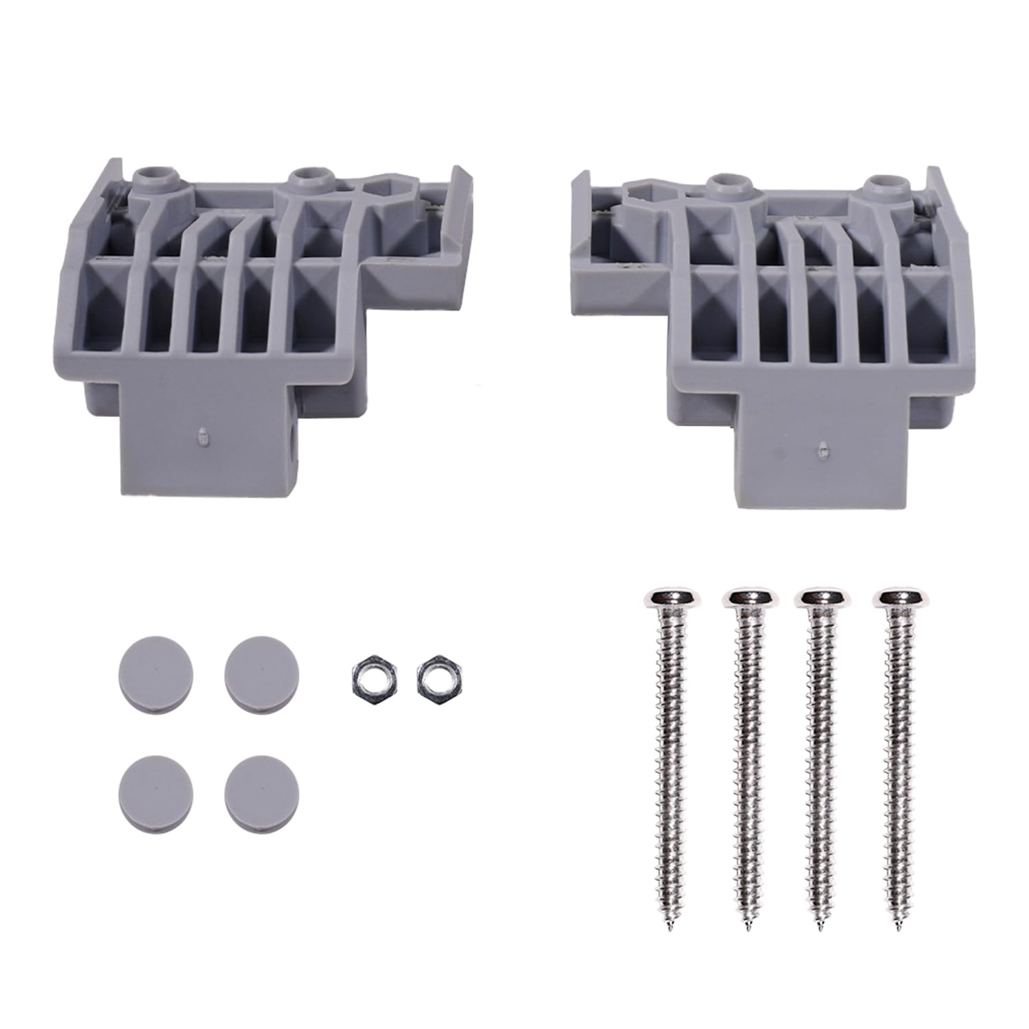 Dachfenster Griffkonsole Set AF/BA 2skt Ersatzteil Kompatibel mit Braas Atelier-Fenster Grau