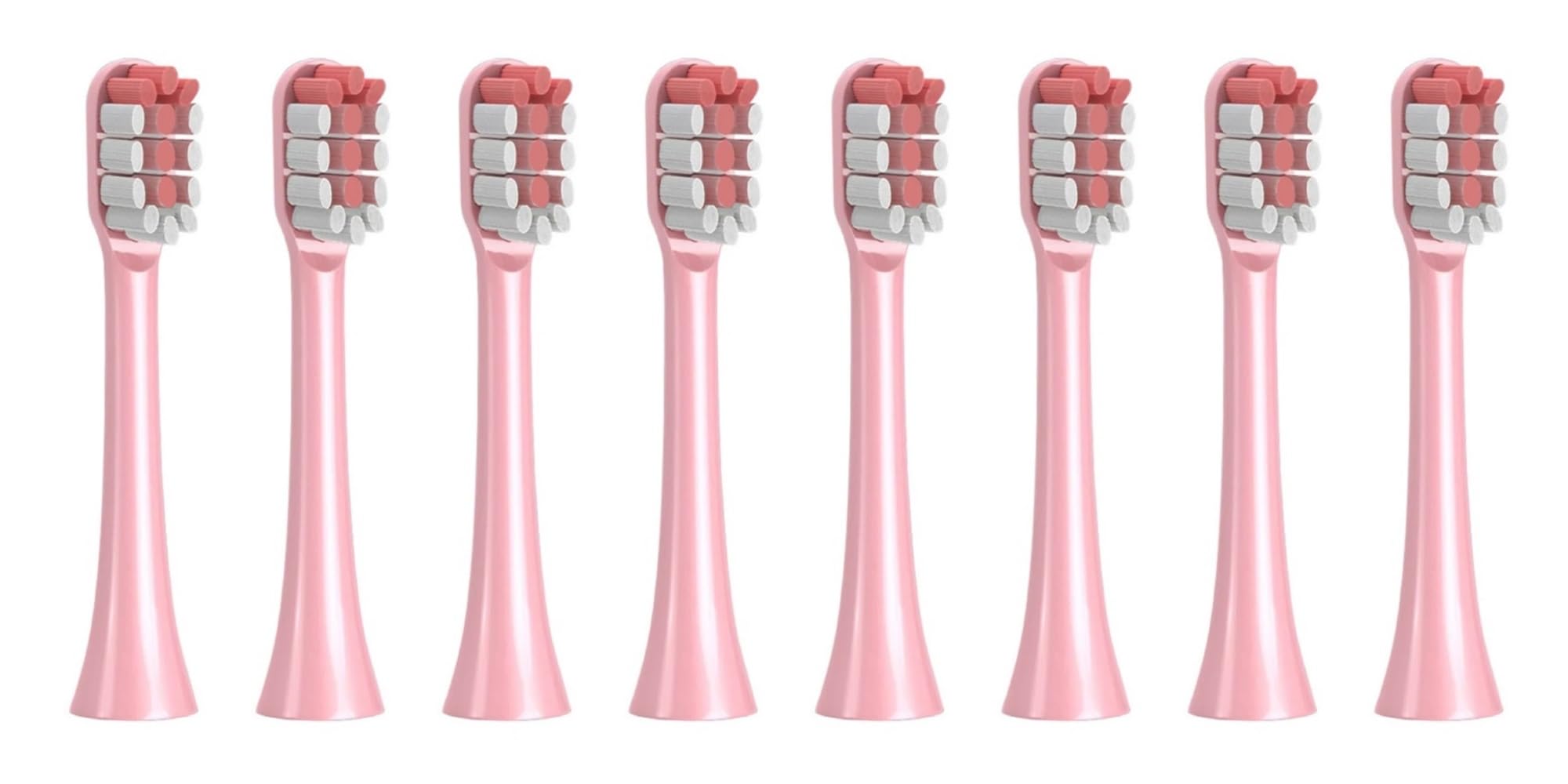 tianwandong 4-16 sztuk wymiennych końcówek szczoteczki do zębów do szczoteczek elektrycznych T3/T5/T10/T10S/T20/E7/V5(8 PINK)