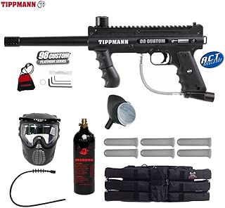 MAddog Tippmann 98 Custom Platinum Series Titanium Paintball Gun Package - coolthings.us