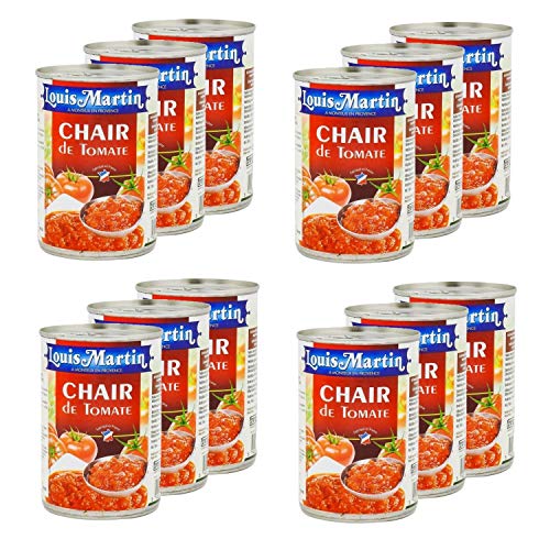 Louis Martin - Lote de 12 piezas de carne de tomate de Provenza, caja de 400 g