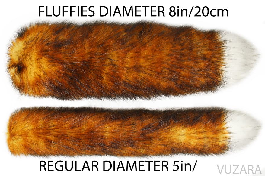 Fox Tail Butt Plug Tail Cat Tail Butt Plug Tug Tail Plug Anal Tail Anal Plug Anal Sex Toys PetPlay Tail Vuzara - Made for Pulling