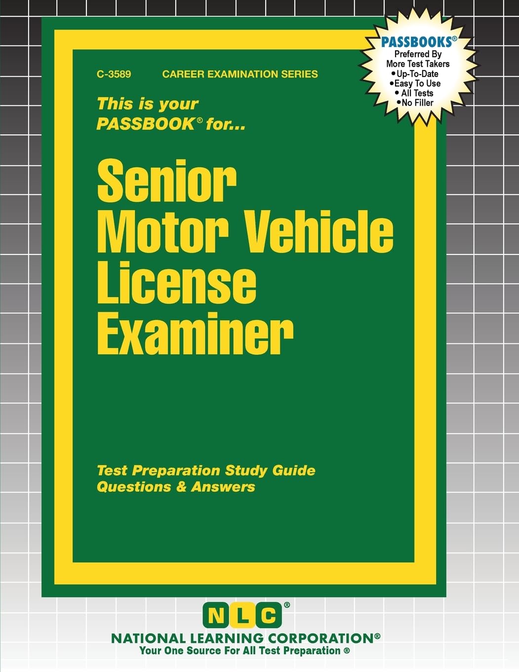 Senior Motor Vehicle License Examiner: 3589