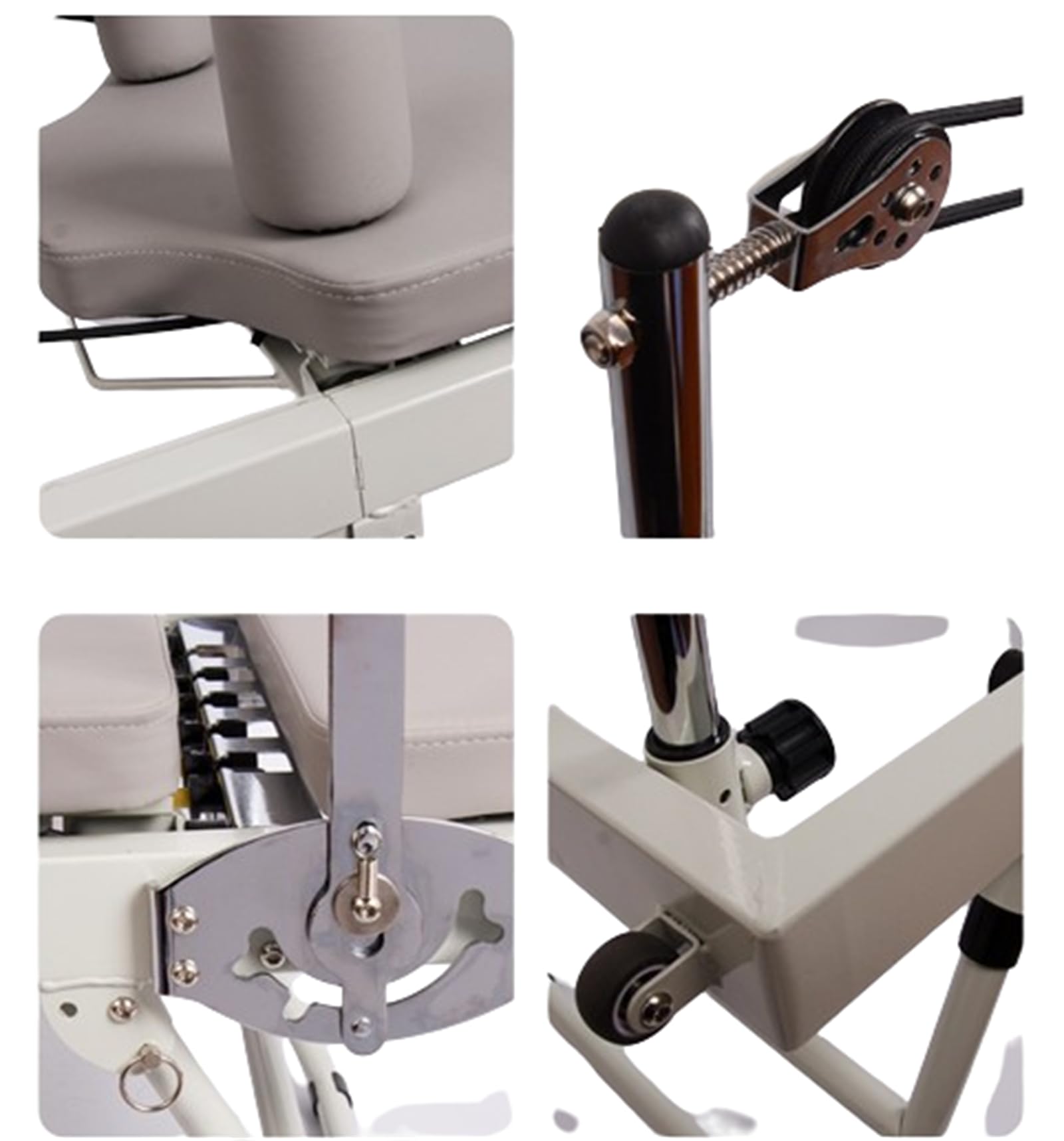 Pilates Reformer klappbar, mit Zubehör - Reformer Box, Sprungbrett, Fußschlaufe - 10 Federrohre - bis zu 200 kg Gewichtskapazität