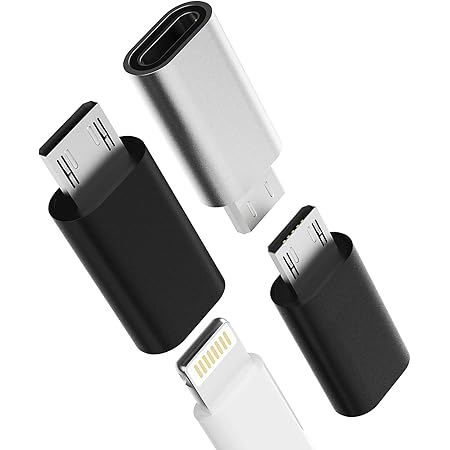 Amazon Co Jp 変換アダプタライトニングメスにマイクロusbオス充電アダプター 3個セット アップルiphone 14 Lightningケーブルにmicro Usb Androidスマホプラグコネクタappleあいふぉんにアンドロイドスマートフォンあだぷたー対応sony Xperia X Z5 Premium Z3 Z2 Z3 T2
