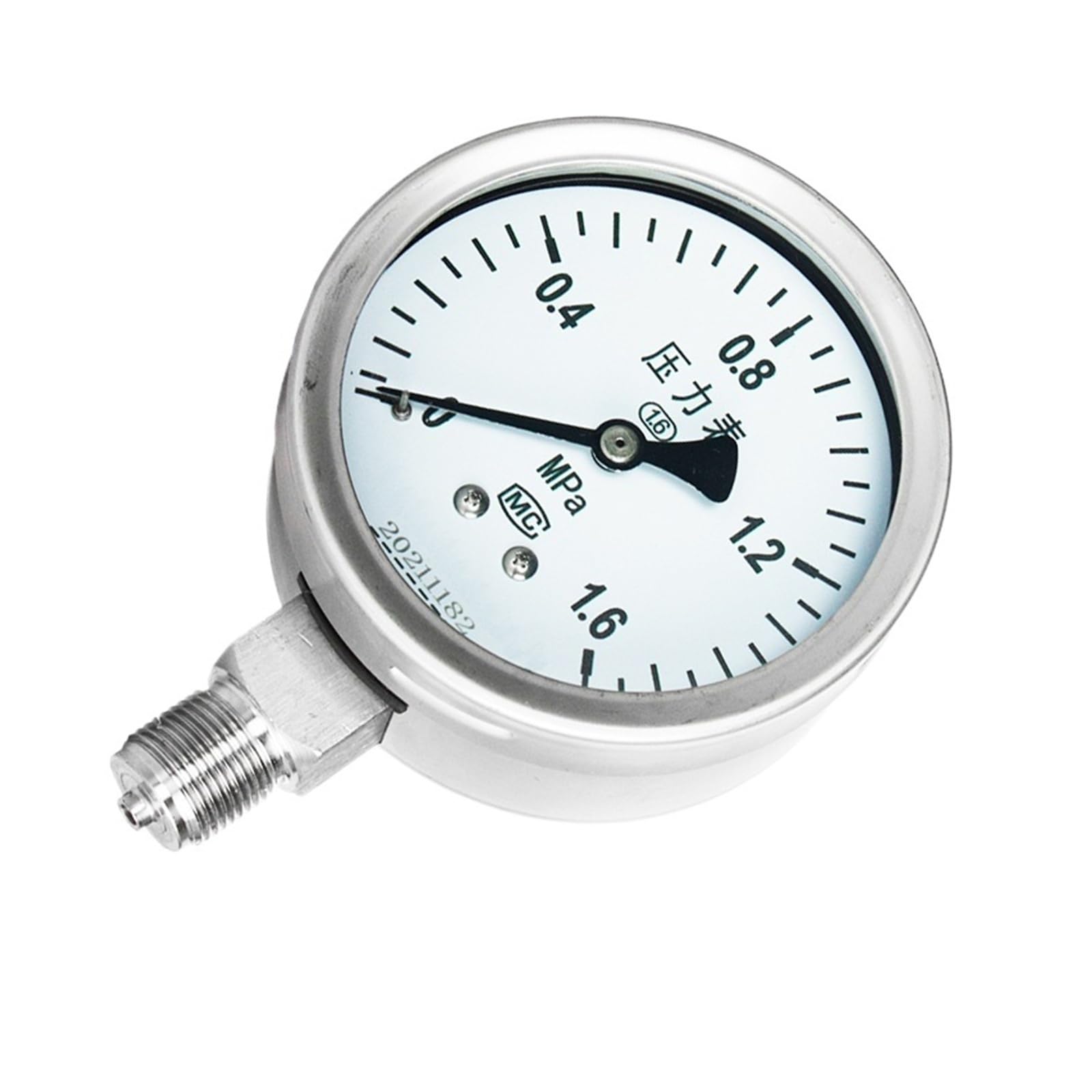 Manómetro digital con rosca M20 x 1,5 y rango de 0-0.25Mpa para control de fluidos 3