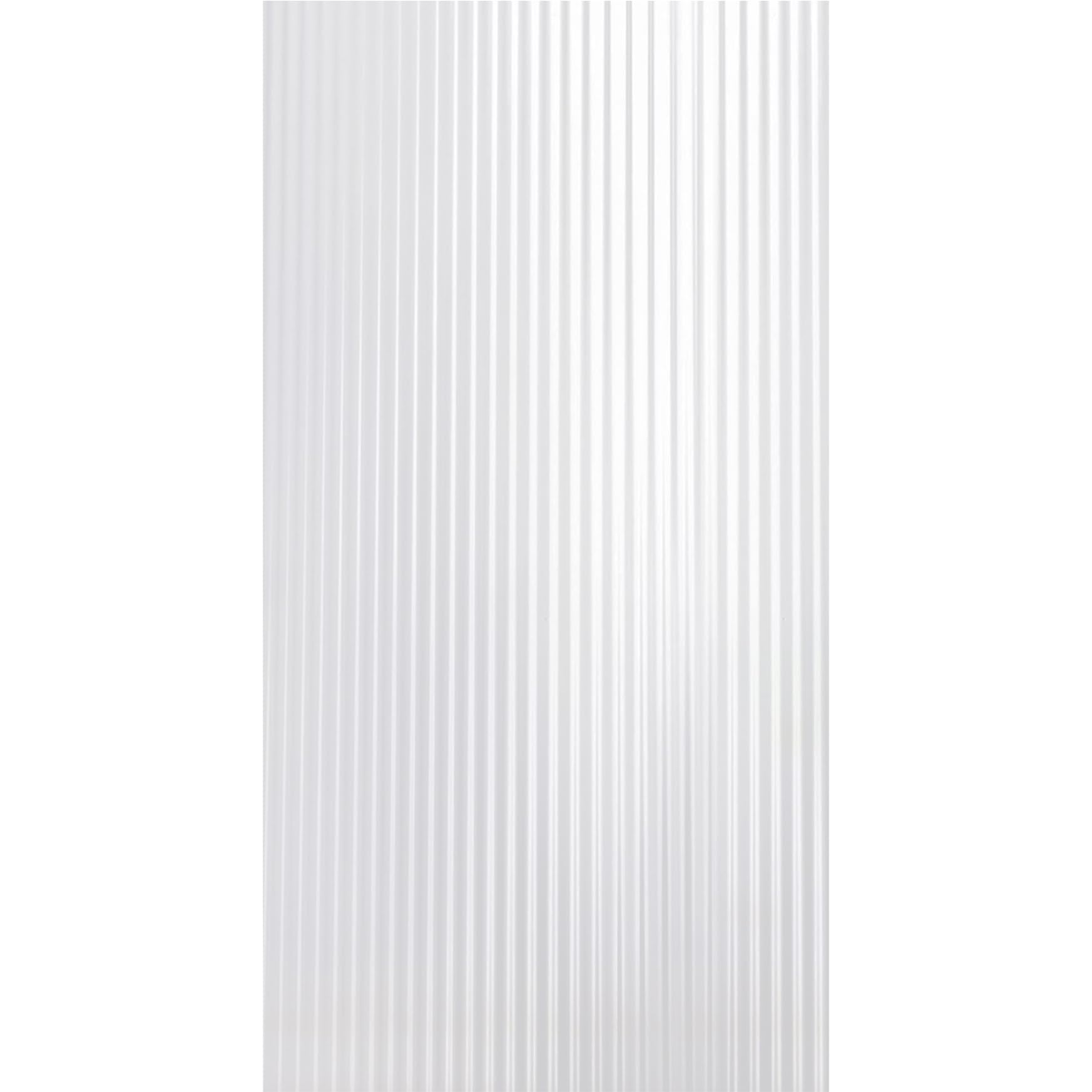 Licsaliwe Window Privacy Film - 79x18 Vertical Strip Fluted Glass Film, Frosted Static Cling Anti-UV