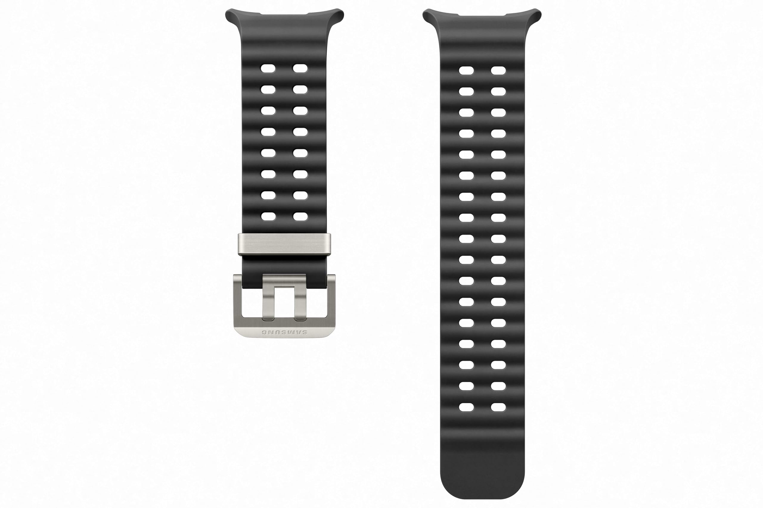 Samsung Marine Armband ET-SNL70 für die Galaxy Watch Ultra | Uhrenarmband, Sport Armband, Original Zubehör, elastisch, langlebig, guter Sitz, wasserbeständig, Dark Gray
