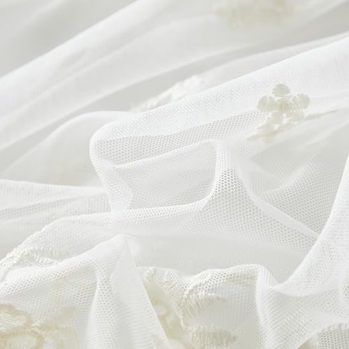 Miniatura 7 de Brandream Falda de cama de encaje blanco de lujo tamaño King sábanas románticas para niñas elegante sábana con falda para adolescentes