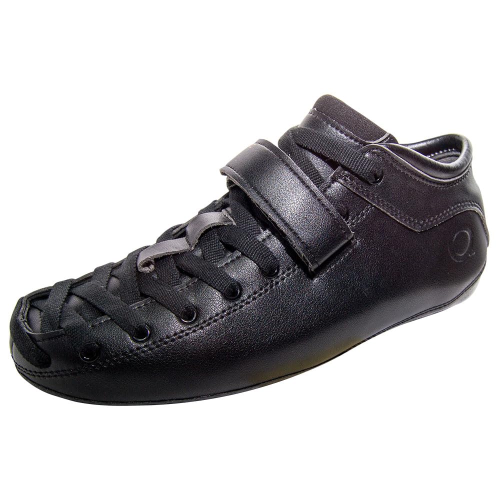 Uniq Skates Mavric Quad Roller Skating Speed Skating Boot (Black sz 7)